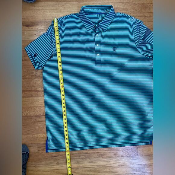 Polo Ralph Lauren RLX Golf Performance Stretch Short Sleeve Green Polo Shirt 2x - Picture 10 of 11